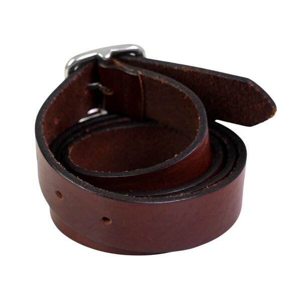 Old Navy BROWN GENUINE LEATHER 1 1/8"Wd DRESS CASUAL WOMEN'S BELT Size L (C79 - Picture 4 of 14